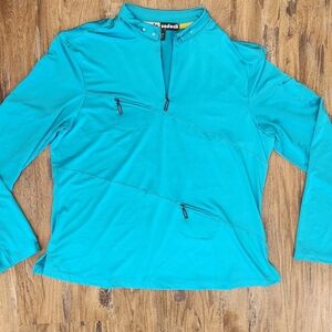 Jamie Sadock Golf Activewear Blue Pullover